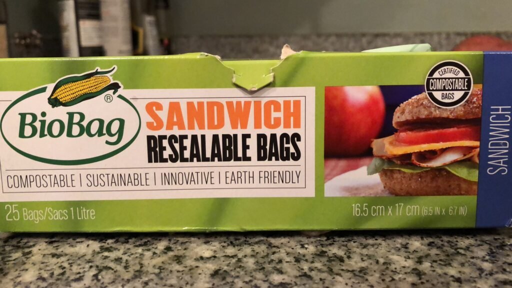 用玉米淀粉和植物油做的三明治袋  装食物才安全-我的90 天挑战