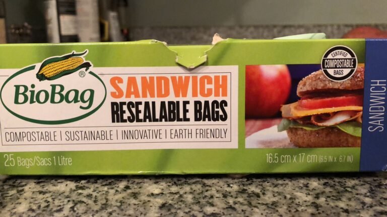 用玉米淀粉和植物油做的三明治袋  装食物才安全-我的90 天挑战