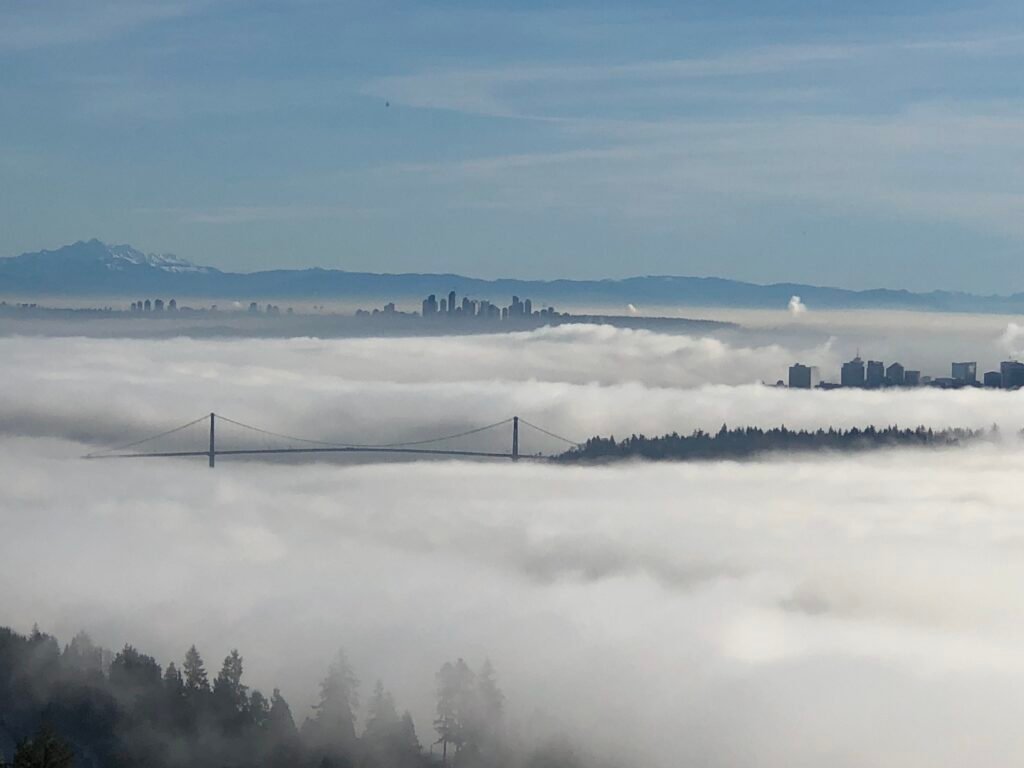 温哥华人间仙境雾景 Vancouver fog