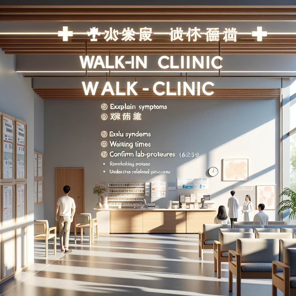 walk-in clinic 英文实用手册：挂号后怎么说明症状、问等待时间、确认化验和转诊